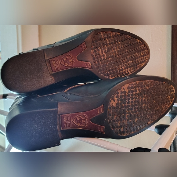 Ariat Equestrian Riding Boots 9.5 Tall Height Full Calf Black ATS Equipped Boots - Picture 17 of 17